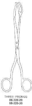 Three Prong Sterilizer Forcep